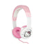 Hello Kitty OTL On-Ear Høretelefoner til Børn m. 3D Ører - Max. 85dB - Hvid / Lyserød