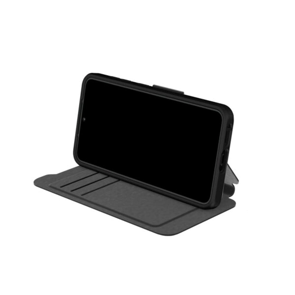 Samsung Galaxy S24 Tech21 Evo Lite Wallet Læder Cover - Sort
