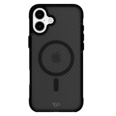iPhone 16 Plus Tech21 EVO Armor Cover - MagSafe Kompatibel - Gennemsigtig / Sort