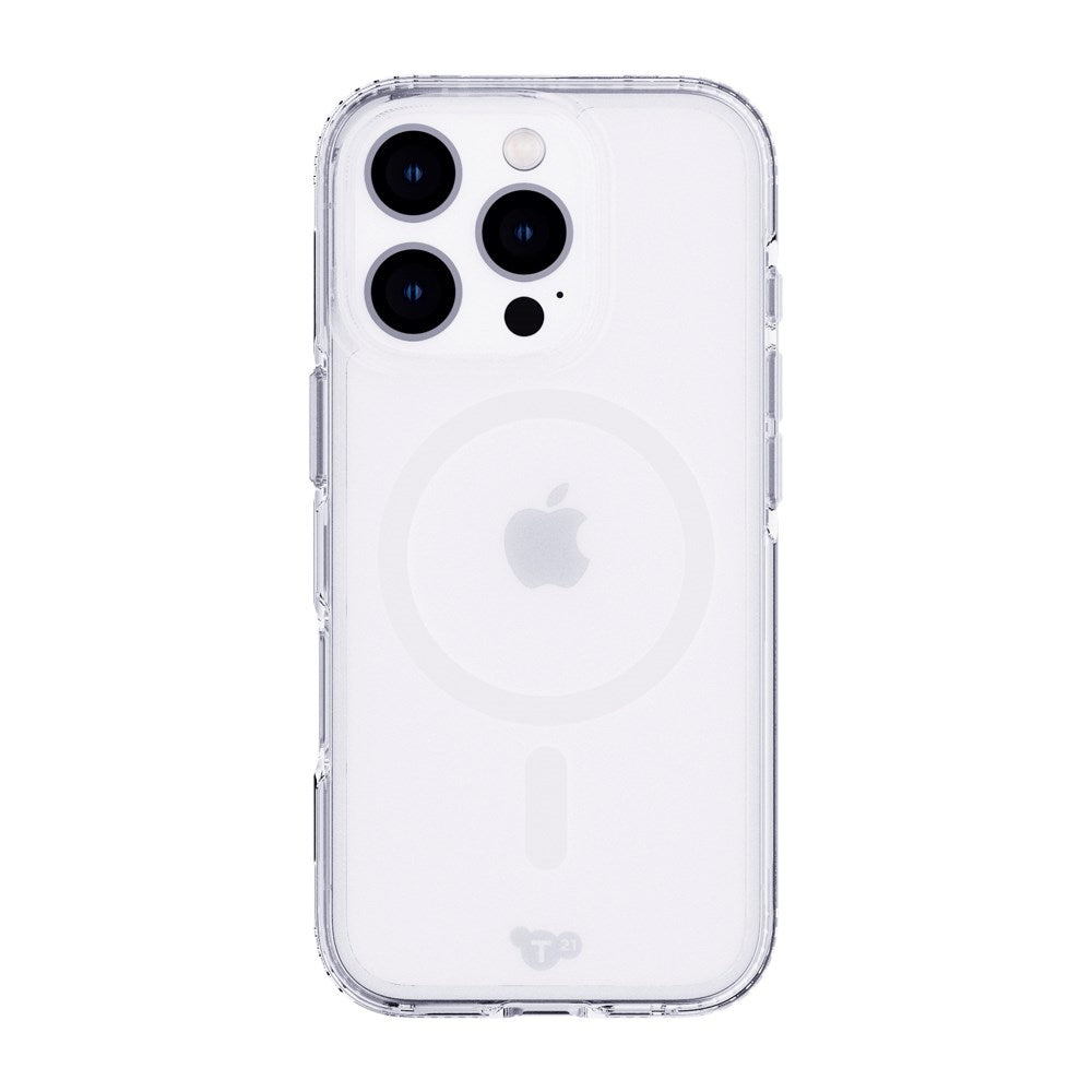 iPhone 16 Pro Tech21 EVO Clear Cover - MagSafe Kompatibel - Gennemsigtig