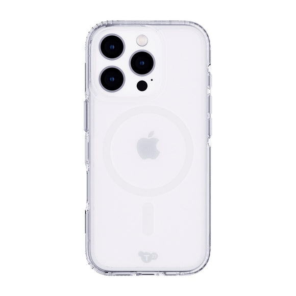iPhone 16 Pro Tech21 EVO Clear Cover - MagSafe Kompatibel - Gennemsigtig