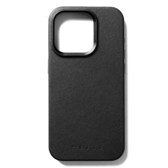 Mujjo iPhone 15 Pro Leather Case - MagSafe Kompatibel - Sort