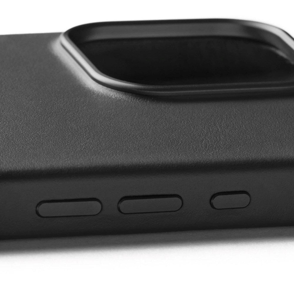 Mujjo iPhone 16 Pro Max Leather Case - MagSafe Kompatibel - Sort - (DEMO)