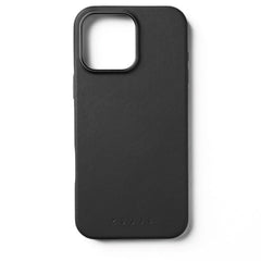 Mujjo iPhone 16 Pro Max Leather Case - MagSafe Kompatibel - Sort