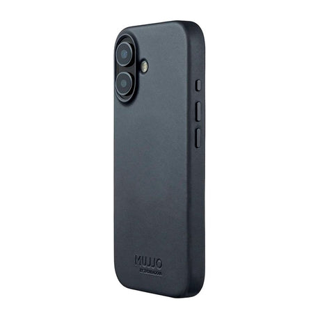 Mujjo iPhone 17 Leather Case - MagSafe Kompatibel - Basalt