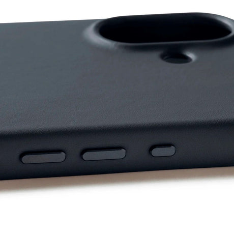 Mujjo iPhone 17 Leather Case - MagSafe Kompatibel - Basalt