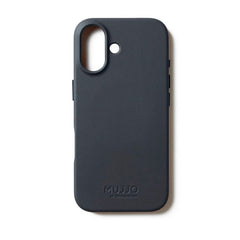 Mujjo iPhone 17 Leather Case - MagSafe Kompatibel - Basalt