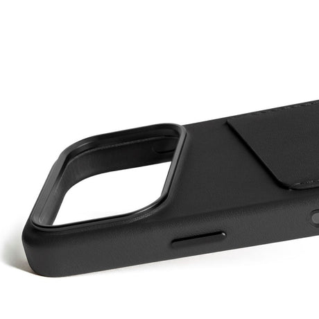 Mujjo iPhone 17 Pro Wallet Leather Case - MagSafe Kompatibel - Black