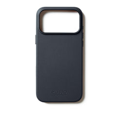 Mujjo iPhone 17 Pro Max Leather Case - MagSafe Kompatibel - Basalt