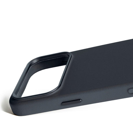 Mujjo iPhone 17 Pro Leather Case - MagSafe Kompatibel - Basalt