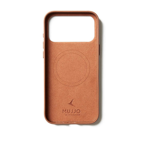 Mujjo iPhone 17 Pro Leather Case - MagSafe Kompatibel - Tan