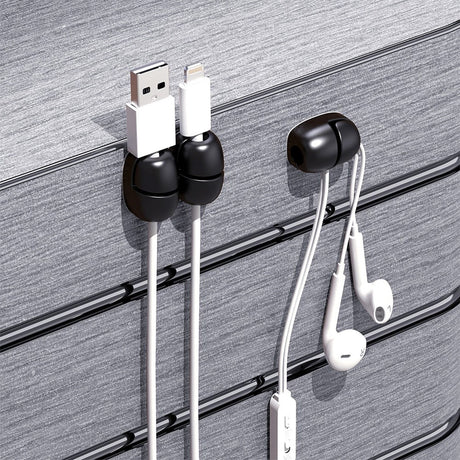Desire2 Cable Nuggets Kabelholder - 10-Pak - Sort