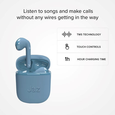 Jaz Silk True Wireless In-Ear Bluetooth Høretelefoner - Blå