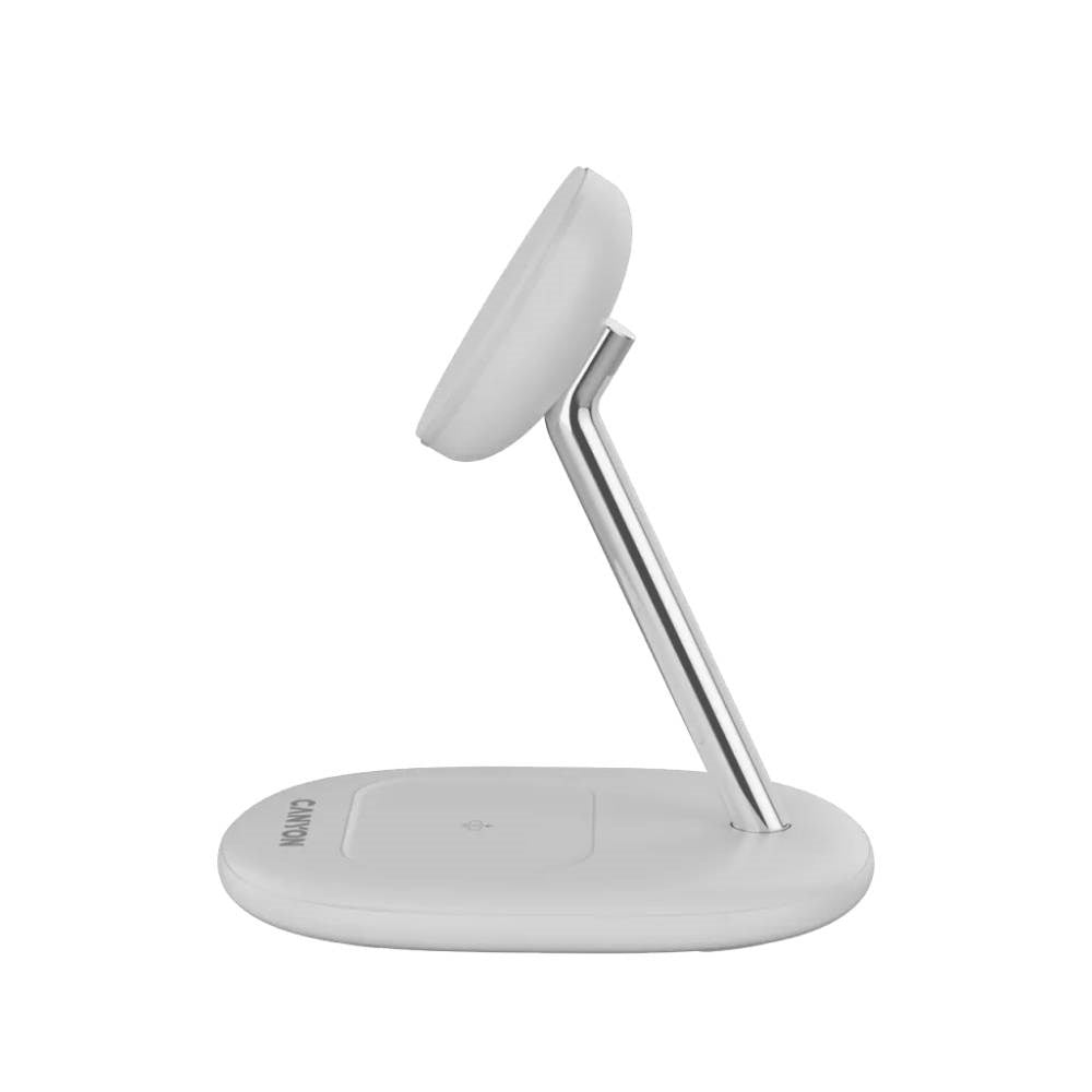 Canyon WCS 205 15W Qi2 Trådløs Oplader - MagSafe Kompatibel - Hvid