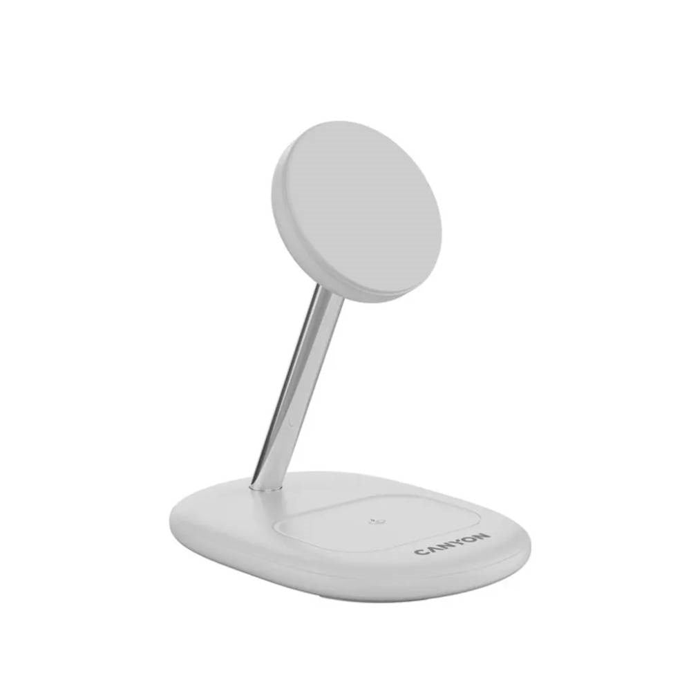 Canyon WCS 205 15W Qi2 Trådløs Oplader - MagSafe Kompatibel - Hvid