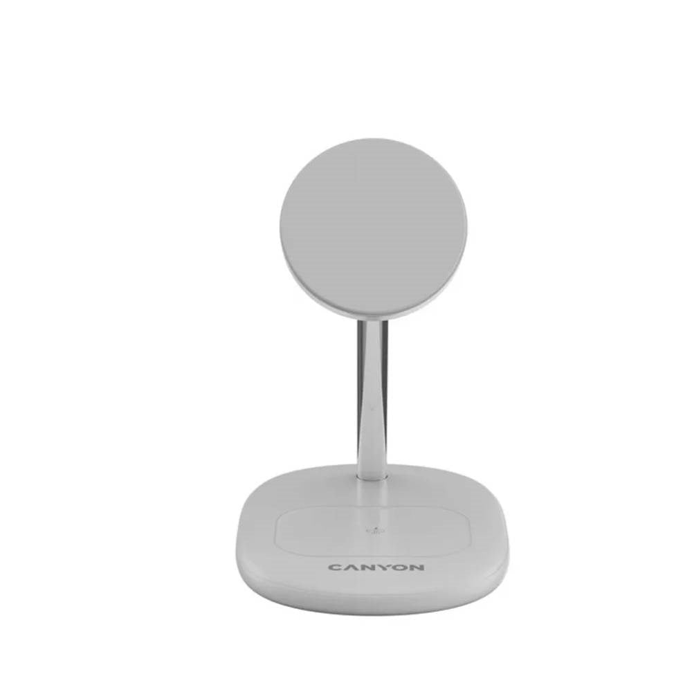 Canyon WCS 205 15W Qi2 Trådløs Oplader - MagSafe Kompatibel - Hvid