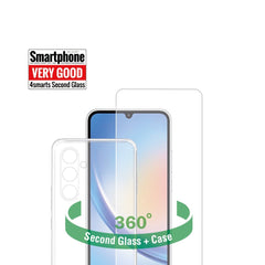 Samsung Galaxy A24 4smarts Second Glass X-Pro 360° Protection Set (Cover + Skærmbeskyttelse)