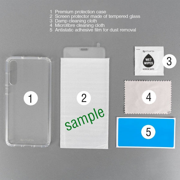 Samsung Galaxy A24 4smarts Second Glass X-Pro 360° Protection Set (Cover + Skærmbeskyttelse)