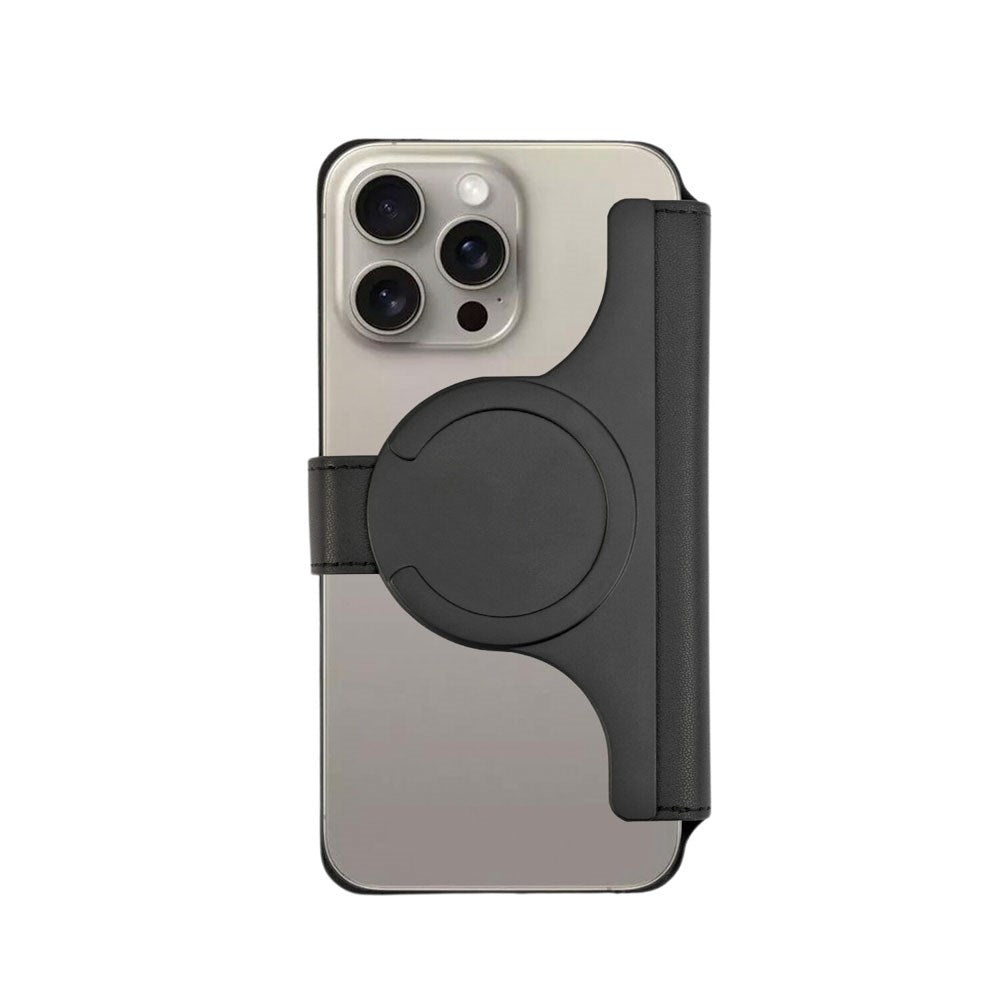 4smarts Universal CardCaddy Flip Cover XL - 6.7" / 17cm - MagSafe Kompatibel - Sort