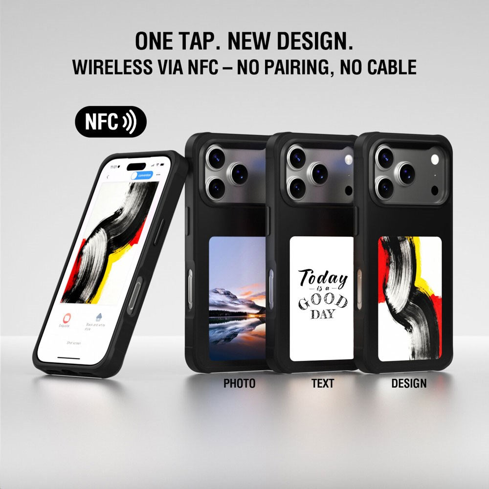 iPhone 17 Pro 4smarts E-Ink Cover - MagSafe Kompatibel - Sort