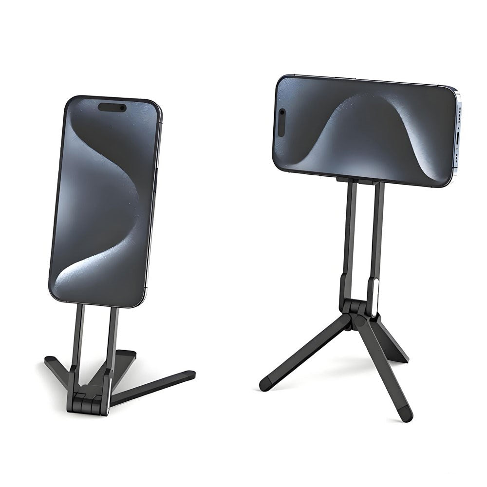 4smarts Foldbar Tripod til Smartphone - MagSafe Kompatibel - Sort
