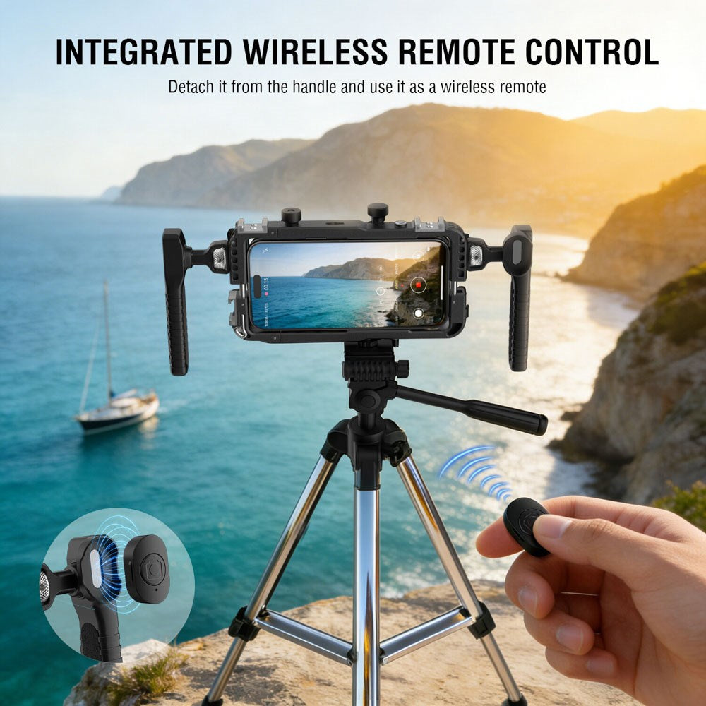 4smarts Universal Mobil Rig m. Bluetooth Fjernudløser - Sort