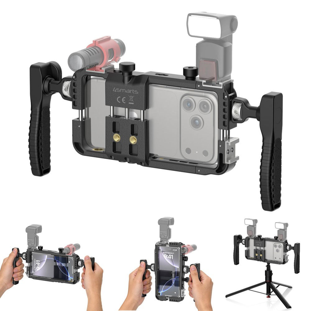 4smarts Universal Mobil Rig m. Bluetooth Fjernudløser - Sort