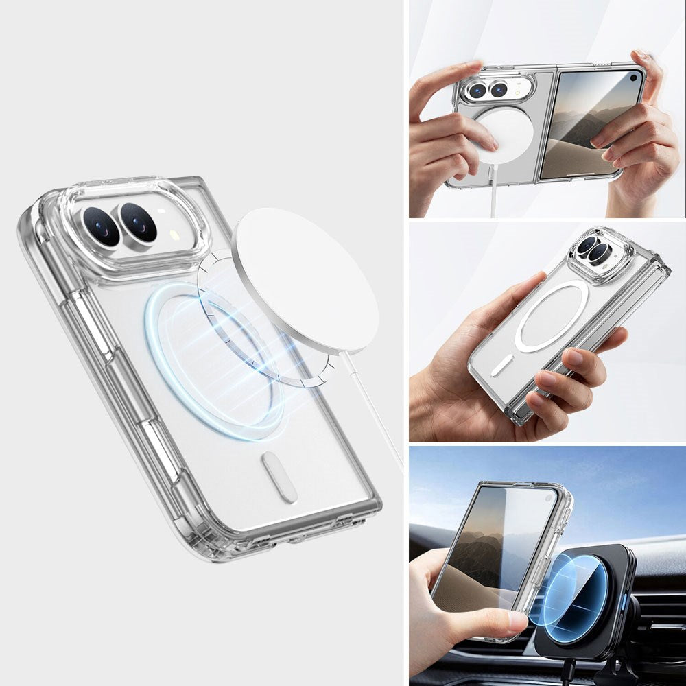 iPhone Duo 4Smarts 360° Protection Set m. Cover & Skærmbeskyttelsesglas - MagSafe Kompatibel - Gennemsigtig