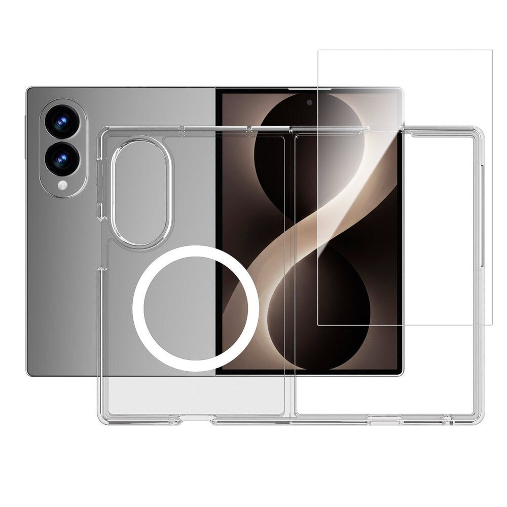 Samsung Galaxy Z Fold8 4Smarts 360° Protection Set m. Cover & Skærmbeskyttelsesglas - Gennemsigtig