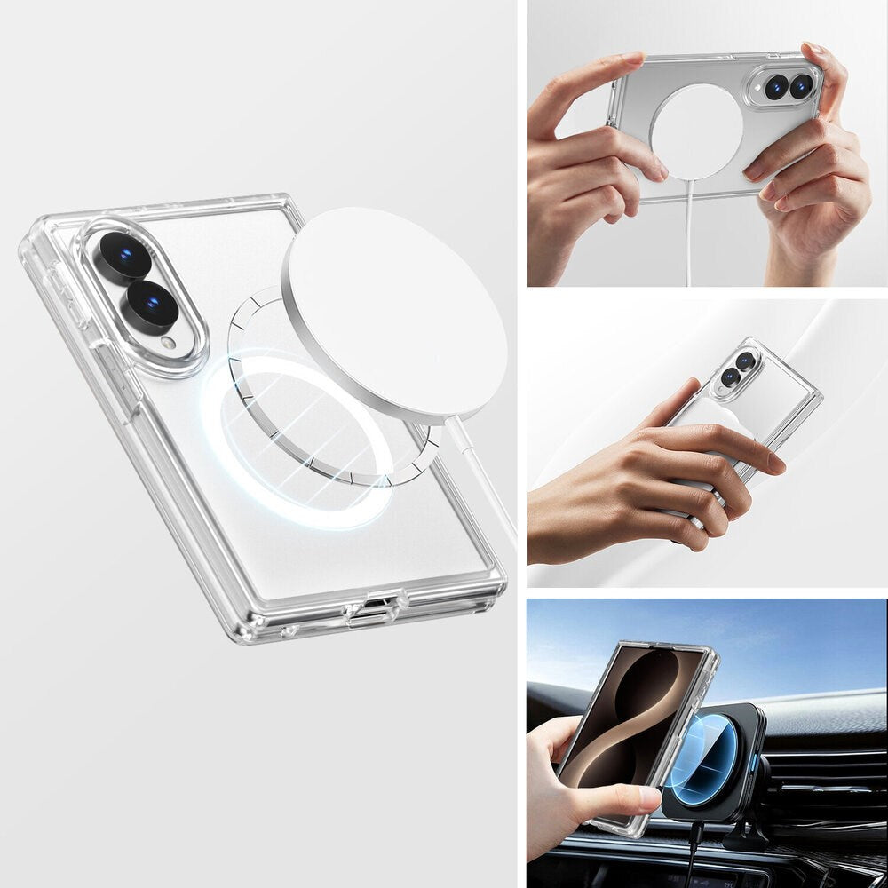 Samsung Galaxy Z Fold8 4Smarts 360° Protection Set m. Cover & Skærmbeskyttelsesglas - Gennemsigtig