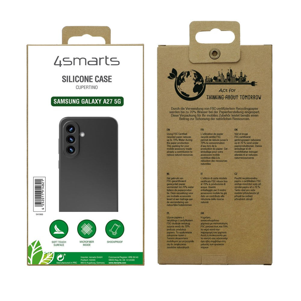 Samsung Galaxy A27 4Smarts Silikone Cover - Sort