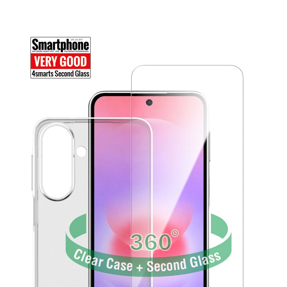 Samsung Galaxy A27 4Smarts 360° Protection Set m. Cover & Skærmbeskyttelsesglas - Gennemsigtig