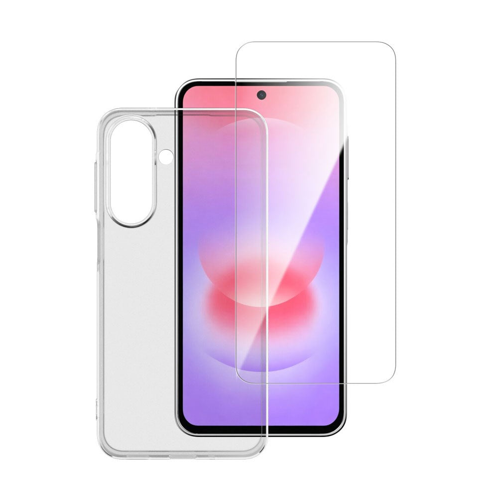 Samsung Galaxy A27 4Smarts 360° Protection Set m. Cover & Skærmbeskyttelsesglas - Gennemsigtig