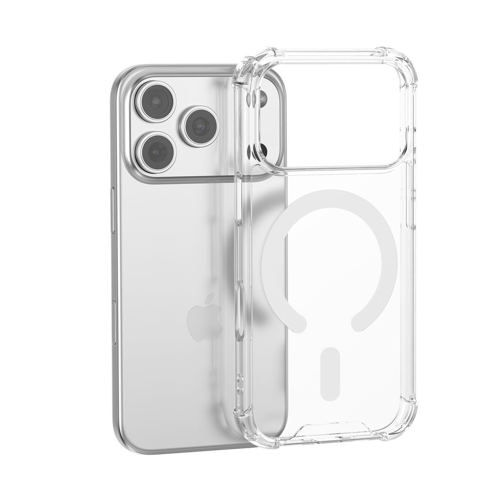 iPhone 18 Pro / 17 Pro 4Smarts IBIZA Hybrid Cover - MagSafe Kompatibel - Gennemsigtig