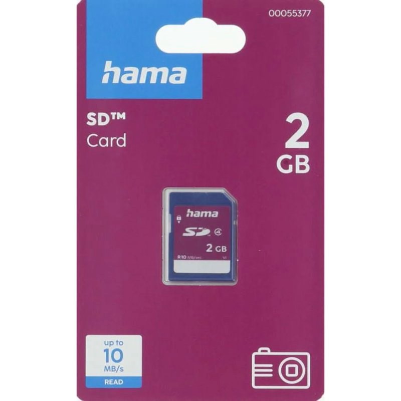 HAMA SD-Hukommelseskort 10MB/s - 2GB