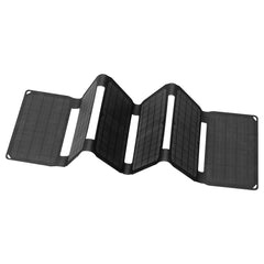 Sandberg Foldbar Solcelle Oplader 40W m. USB-A, USB-C & DC - Sort