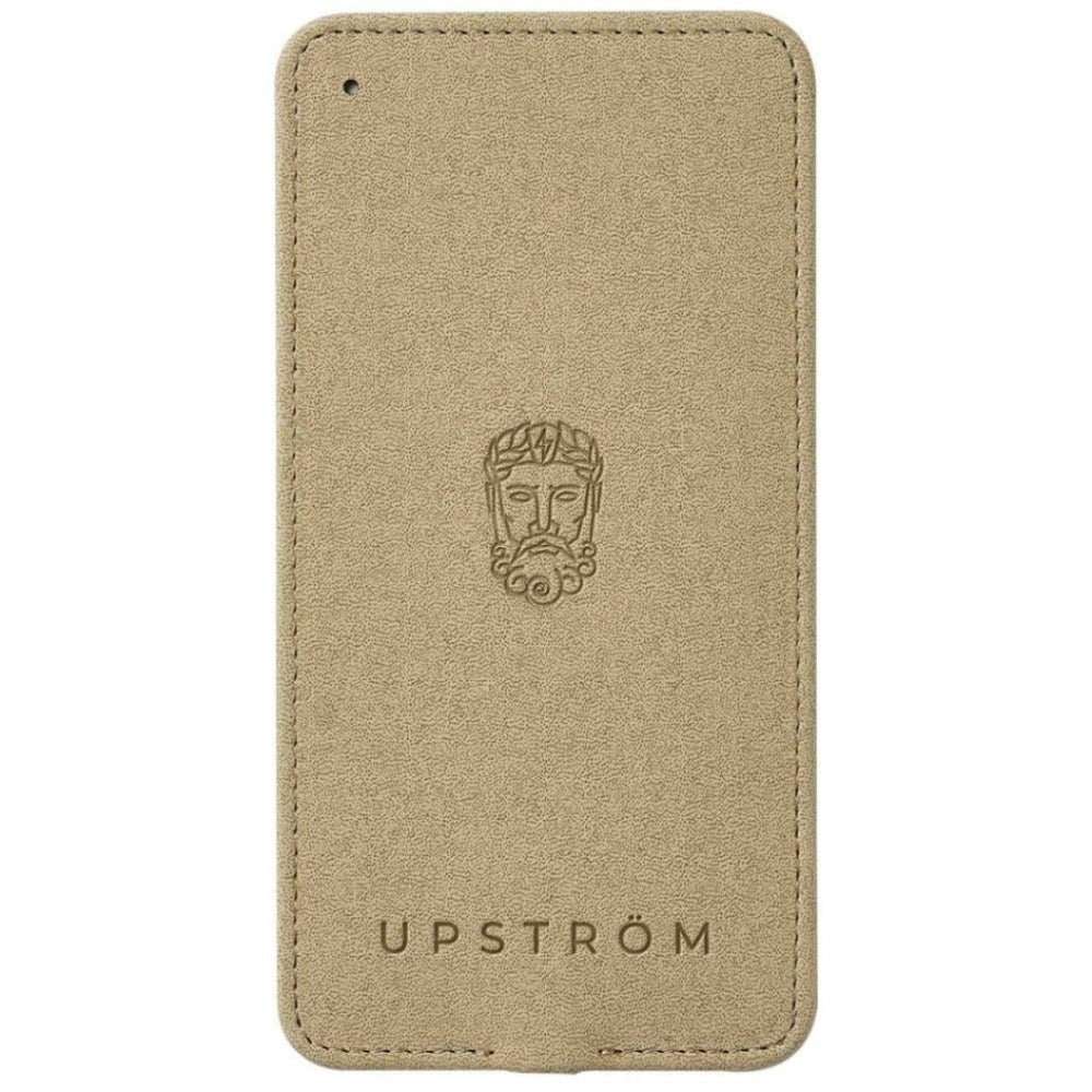 UPSTRÖM LÄDER Qi Fast Trådløs Oplader 10W - Sand