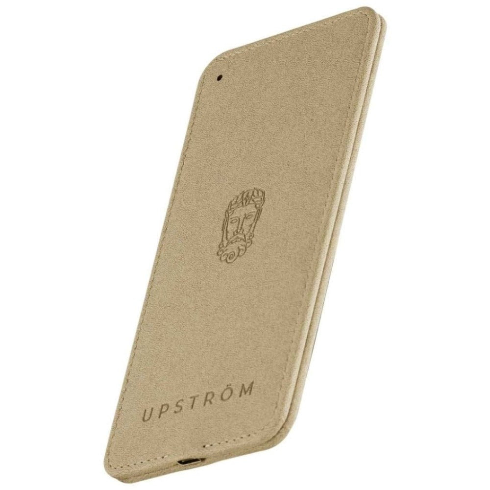 UPSTRÖM LÄDER Qi Fast Trådløs Oplader 10W - Sand