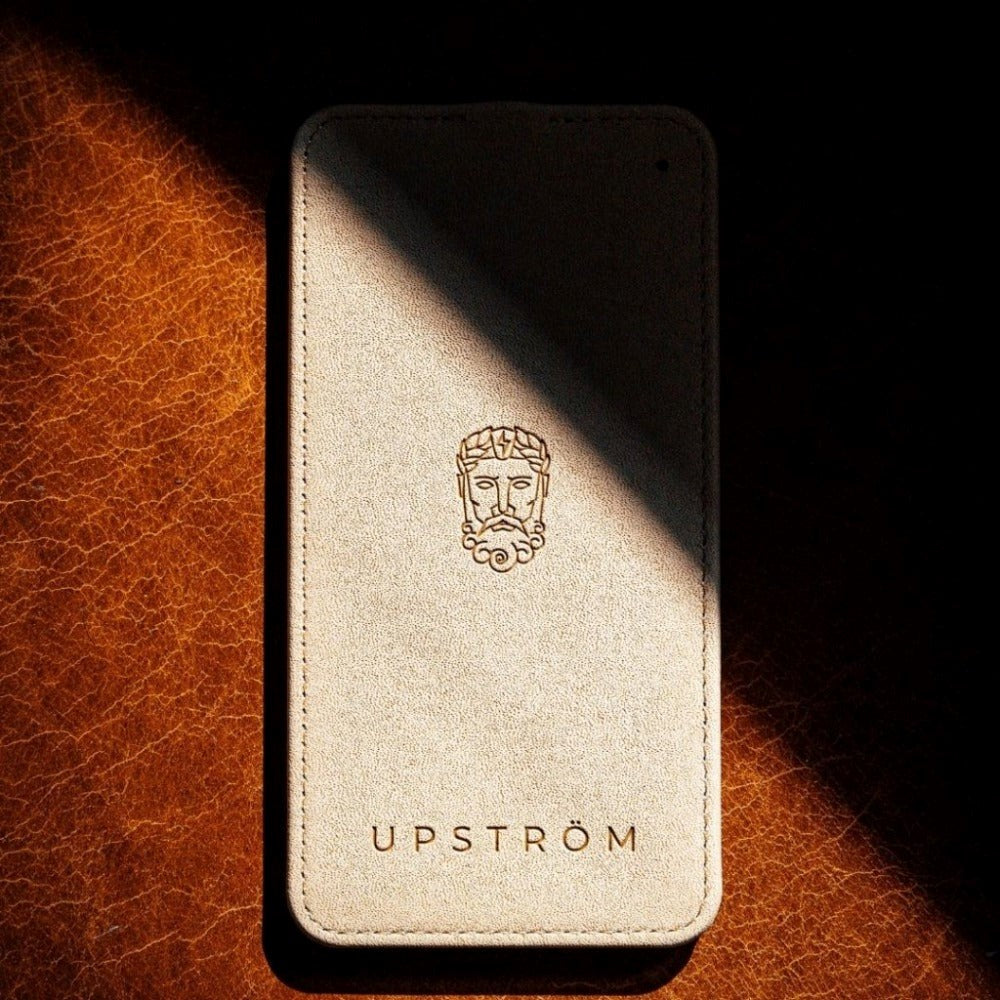 UPSTRÖM LÄDER Qi Fast Trådløs Oplader 10W - Sand