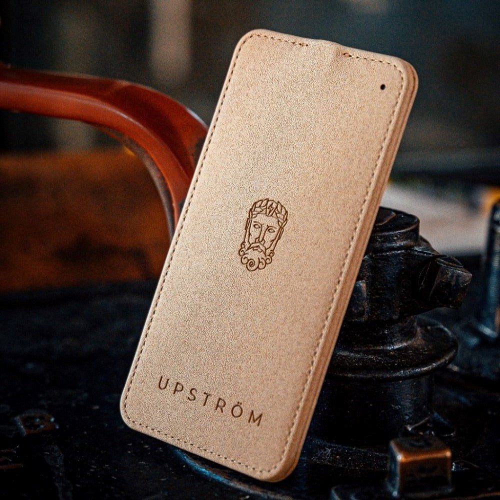 UPSTRÖM LÄDER Qi Fast Trådløs Oplader 10W - Sand