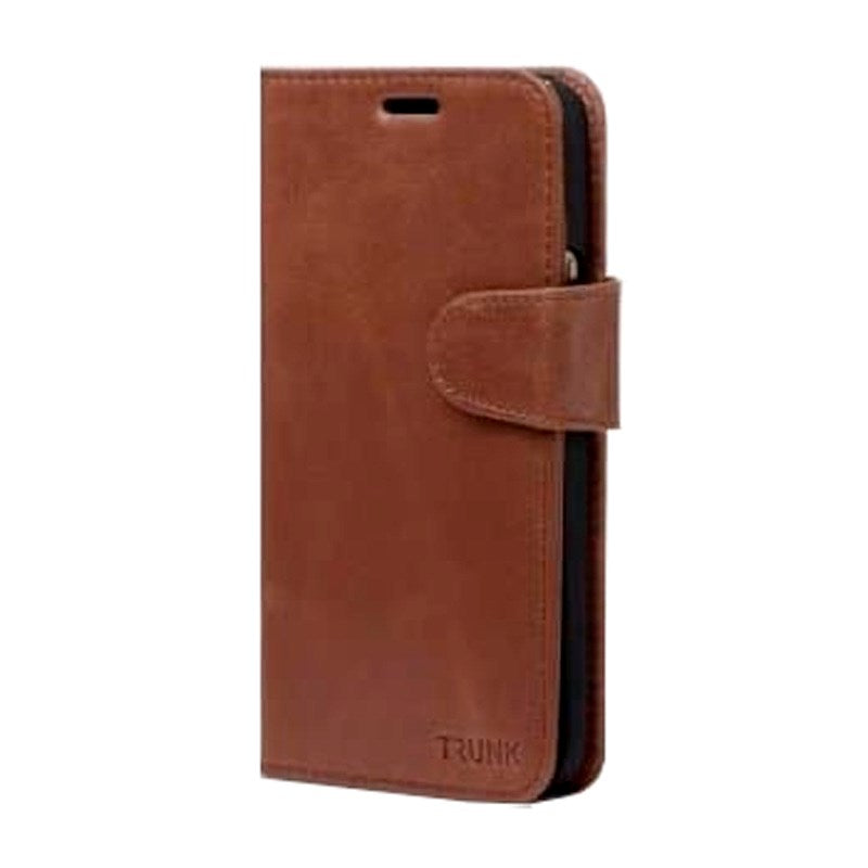 iPhone 12 / 12 Pro Trunk 2-i-1 Wallet Flip Cover - Brun