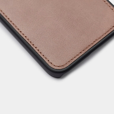 Trunk iPhone 13 Pro Ægte Læder Flip Cover m. Aftageligt Bagsidecover - Brun