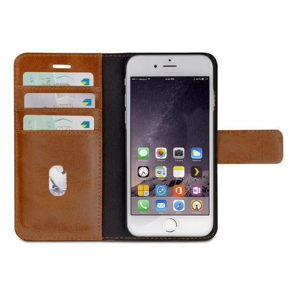 iPhone 6 / 6s dbramante1928 Lynge Ægte Læder Cover m. Magnet - Golden Tan