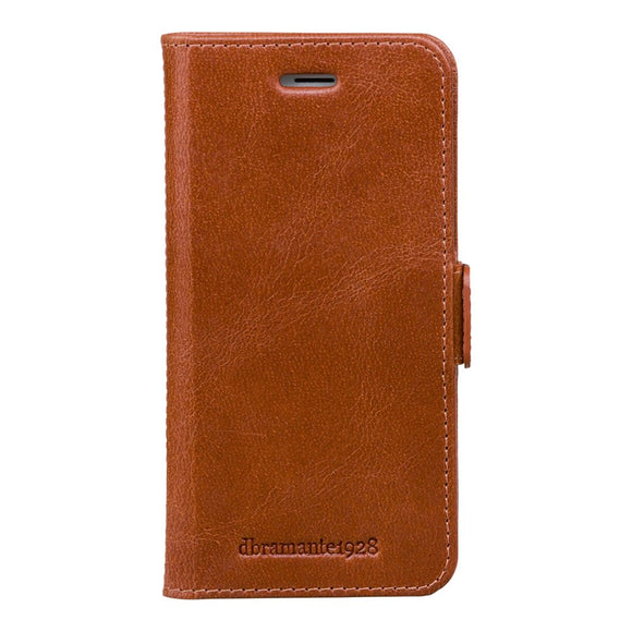 iPhone 8 Plus / 7 Plus / 6 Plus dbramante1928 Copenhagen Ægte Læder Flip Cover m. Pung - Tan