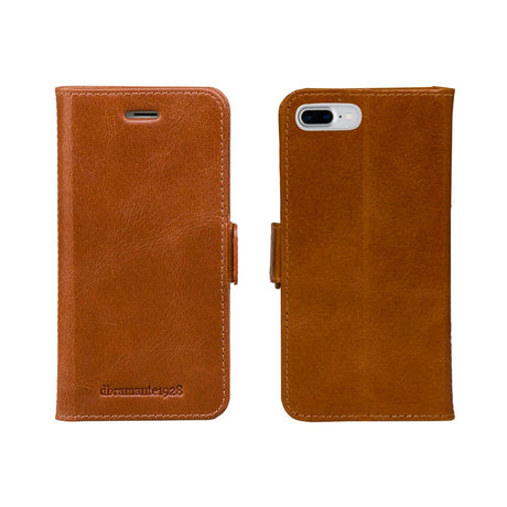 iPhone 8 Plus / 7 Plus / 6 Plus dbramante1928 Copenhagen Ægte Læder Flip Cover m. Pung - Tan