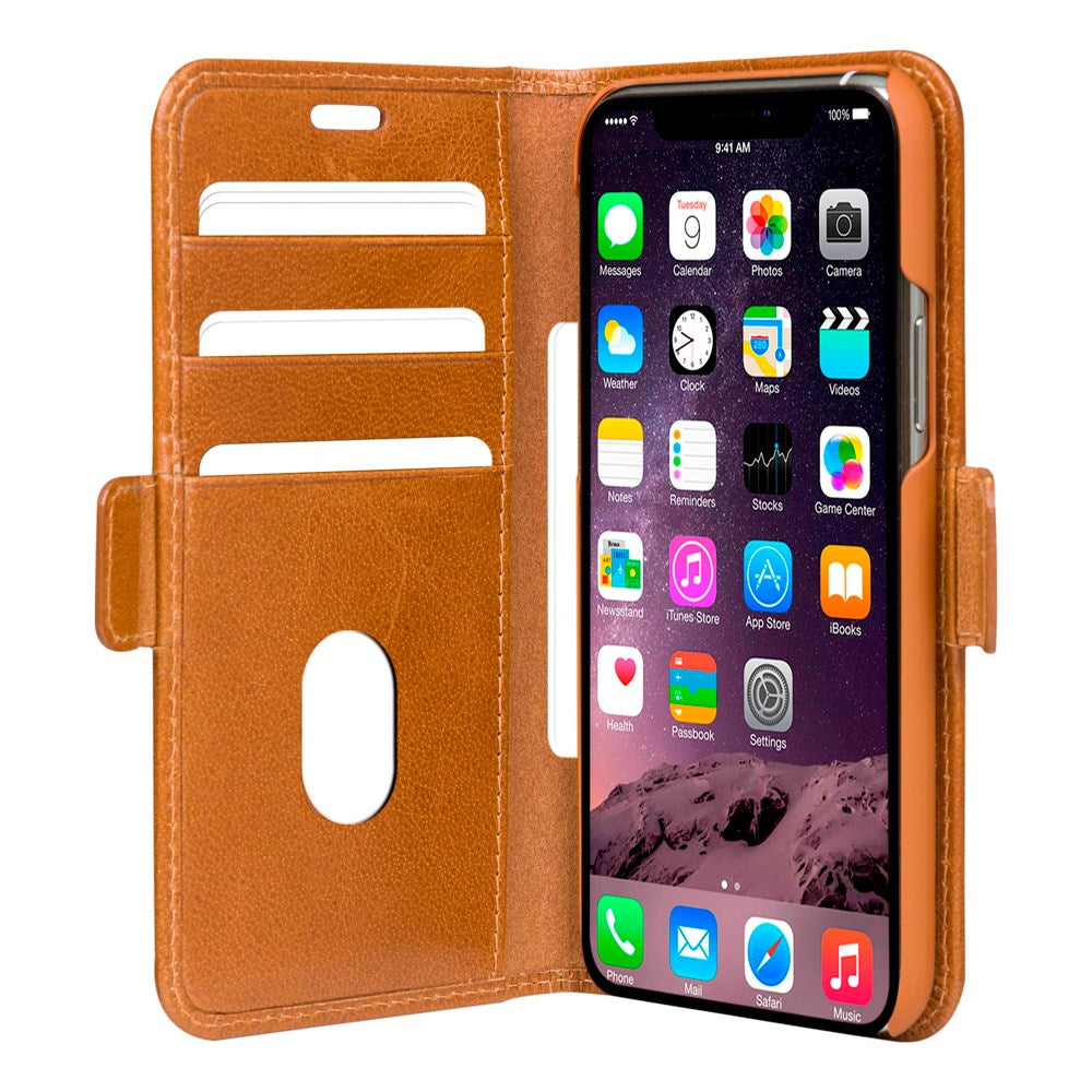 iPhone 11 Pro dbramante1928 Copenhagen Ægte Læder Flip Cover m. Pung - Tan