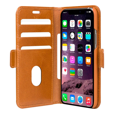 iPhone 11 Pro dbramante1928 Copenhagen Ægte Læder Flip Cover m. Pung - Tan