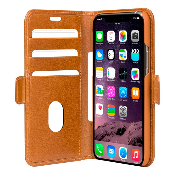 iPhone 11 Pro dbramante1928 Copenhagen Ægte Læder Flip Cover m. Pung - Tan