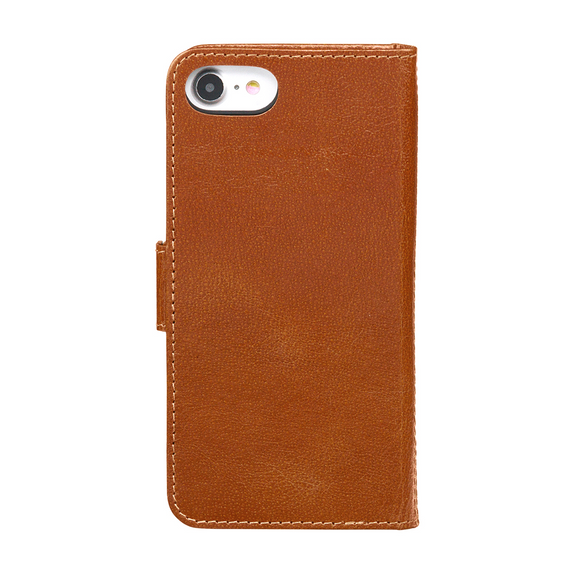 iPhone SE (2022 / 2020) / 8 / 7 / 6s / 6 dbramante1928 Lynge Ægte Læder Magnet Cover m. Pung Brun