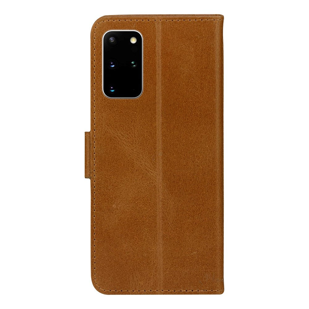 Samsung Galaxy S20+ (Plus) dbramante1928 Copenhagen Slim Ægte Læder Flip Cover m. Pung - Tan